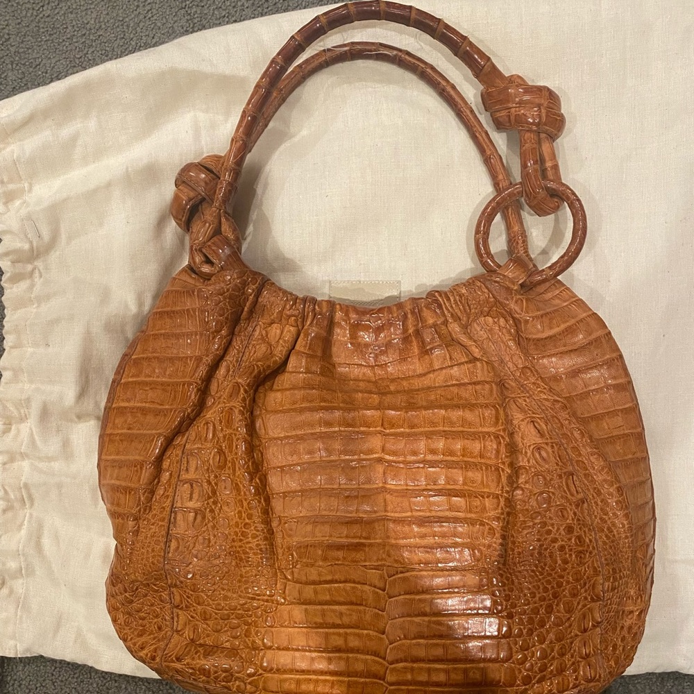 Nancy Gonzalez crocodile hobo bag - Picture 2 of 8